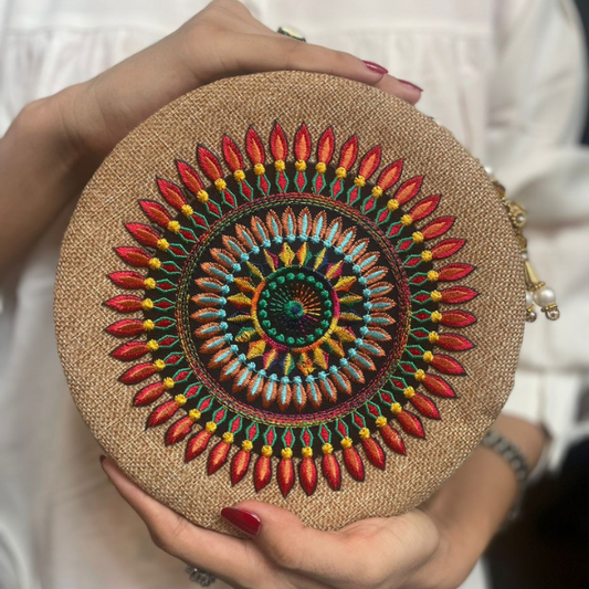 Embroided Cross body